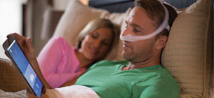 Sacoche de transport d'un appareil de PPC pour le traitement de l'apn&eacute;e du sommeil