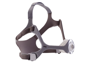 un gros plan d'un masque