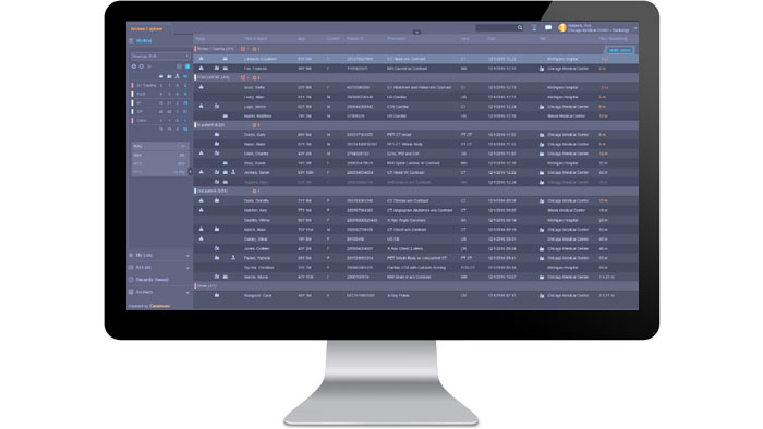 &Eacute;cran d&rsquo;interface Workflow Orchestrator sur un moniteur