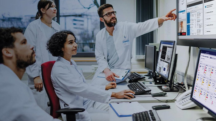 Page Web des solutions de t&eacute;l&eacute;sant&eacute; Philips