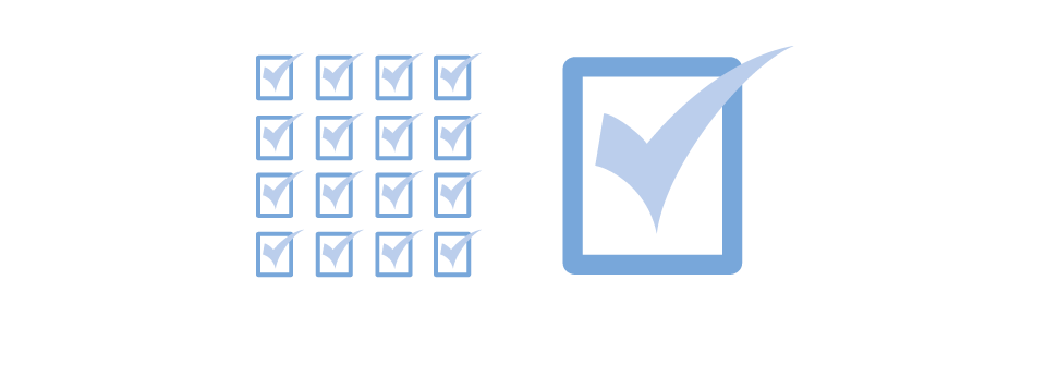 un groupe de coches bleues