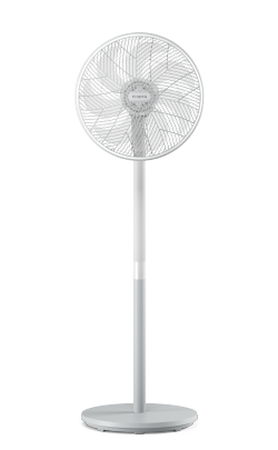 Un grand ventilateur sur pied blanc Philips s&eacute;rie&nbsp;2000 pouvant pivoter &agrave; 90&nbsp;degr&eacute;s.