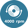 Ic&ocirc;ne 4&nbsp;000&nbsp;tours/minute