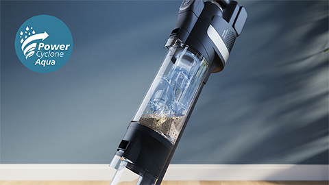 PowerCyclone Aqua, pour un nettoyage toujours r&eacute;alis&eacute; &agrave; l'eau propre