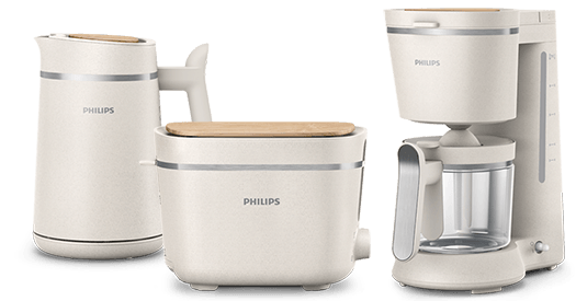 Philips Eco Conscious Edition, con&ccedil;u pour &ecirc;tre performant, set petit-d&eacute;jeuner