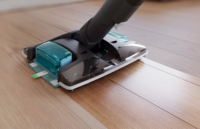 Aspirez et lavez simultan&eacute;ment