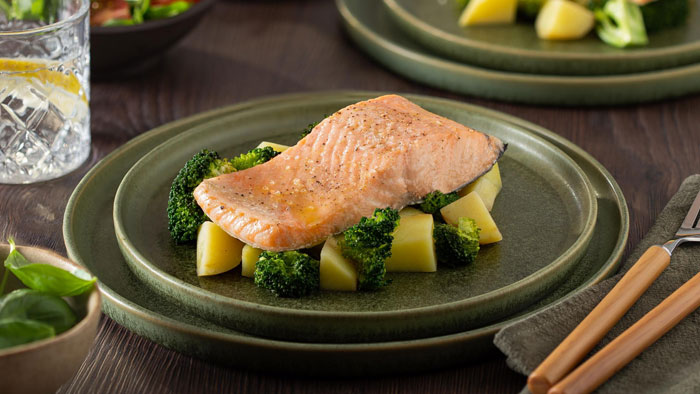 Poisson vapeur : cabillaud, saumon &agrave; la vapeur