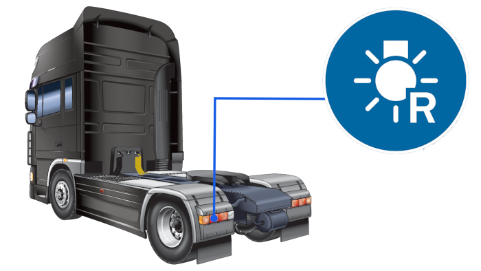 Feux de position arri&egrave;re