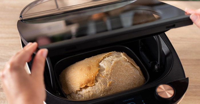 Ouvrez l&eacute;g&egrave;rement le couvercle pour faire sortir la vapeur. 