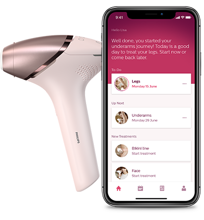 l'application Lumea IPL