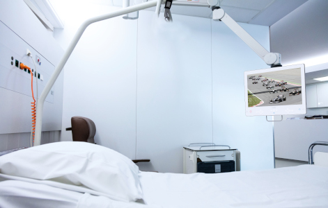 T&eacute;l&eacute;viseur d'h&ocirc;pital Philips pour chambres de patients