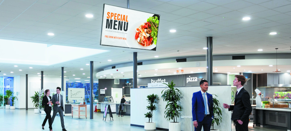 Tableaux de menus num&eacute;riques pour les restaurants