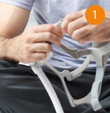 Etape 1 guide vid&eacute;o de r&eacute;glage du masque Wisp