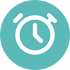 Stopwatch icon symbolizing wasted time