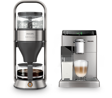 Machines &agrave; caf&eacute; filtre Philips et machines espresso super automatiques Philips