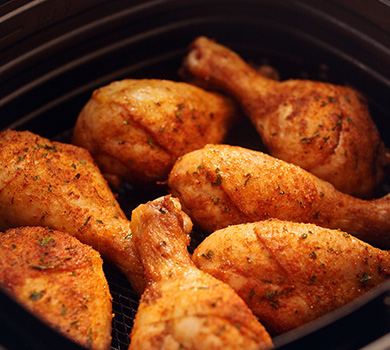 Parfaits pilons de poulet &agrave; la peau croustillante