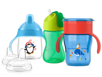 Gamme de tasses anti-fuites pour enfants Philips&nbsp;Avent