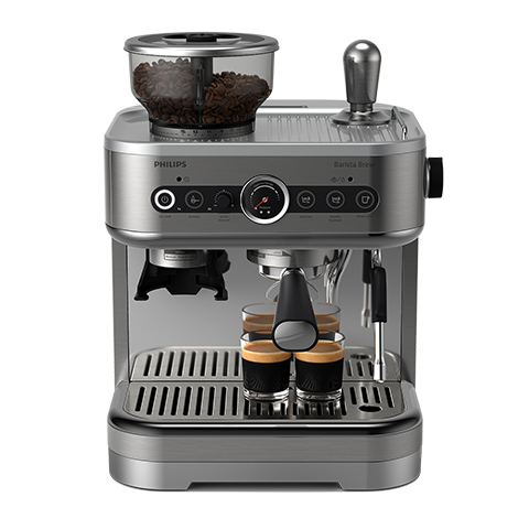 Bac &agrave; grains double Philips Barista&nbsp;Brew, argent