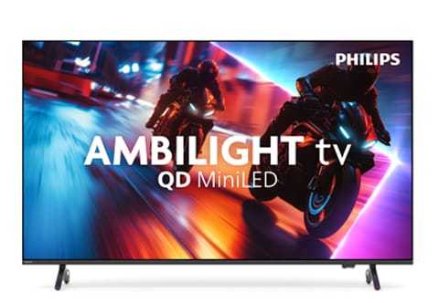 T&eacute;l&eacute;viseur 4K Ambilight Philips QD MiniLED MLED910